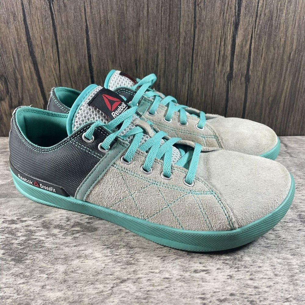 Reebok Crossfit Lite Stability Zone Low Teal Gray M47703 Women’s Size 8.5